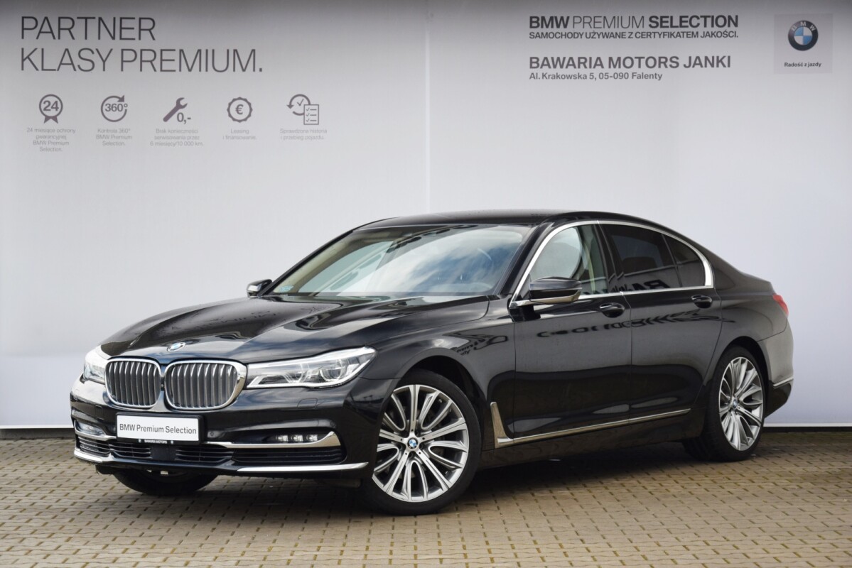 Używany BMW Seria 7 Limuzyna 2017 740 Czarny