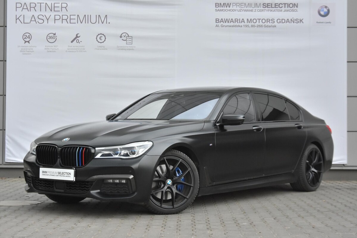Używany BMW Seria 7 2018 G11 Czarny