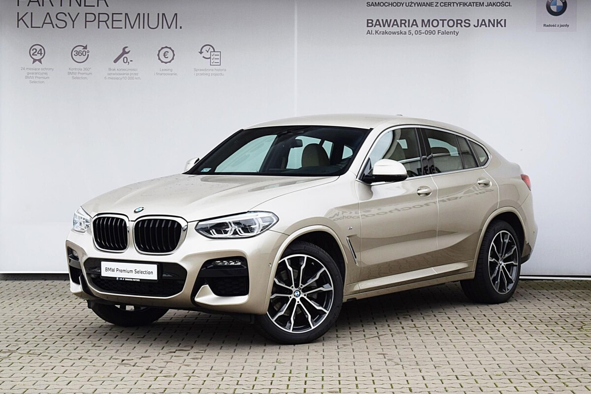 Używany BMW X4 2020 G02 Złoty