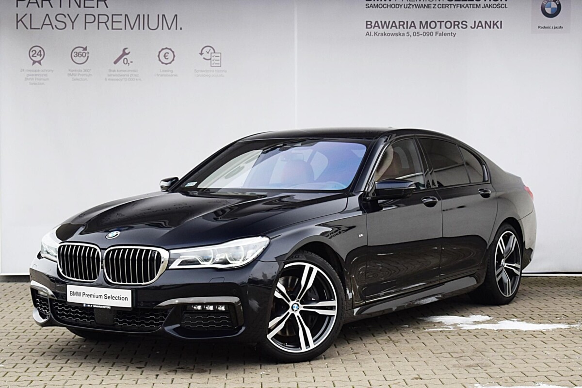 Używany BMW Seria 7 2016 G11 Czarny