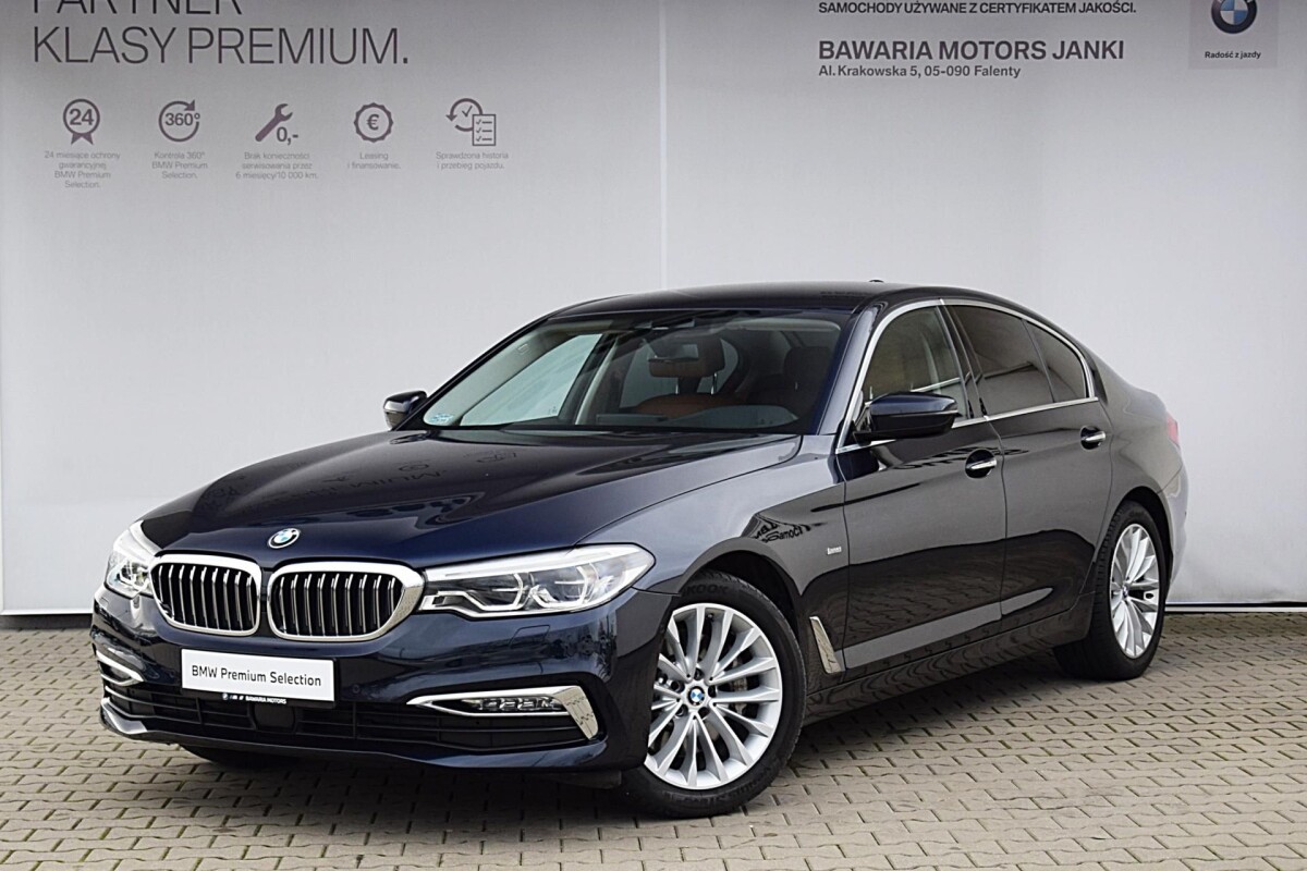 Używany BMW Seria 5 2018 G30 Niebieski