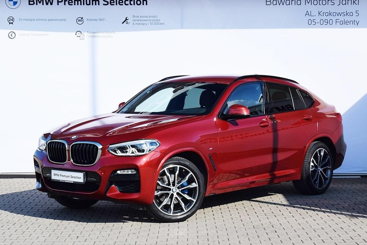 Używany BMW X4 2018 G02 Czerwony