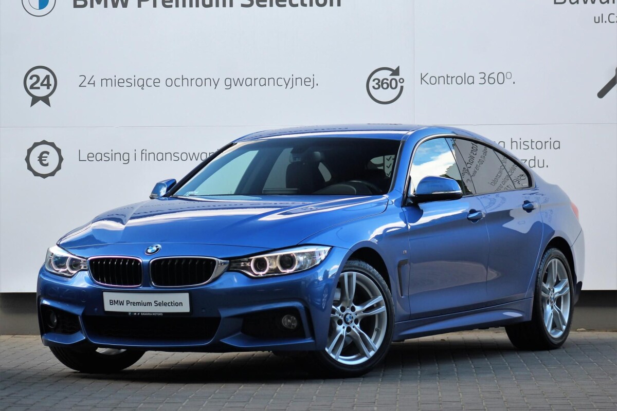 Używany BMW Seria 4 2016  Niebieski