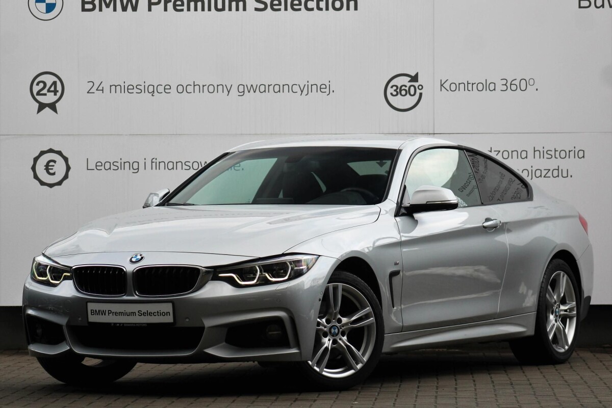 Używany BMW Seria 4 2019  Srebrny