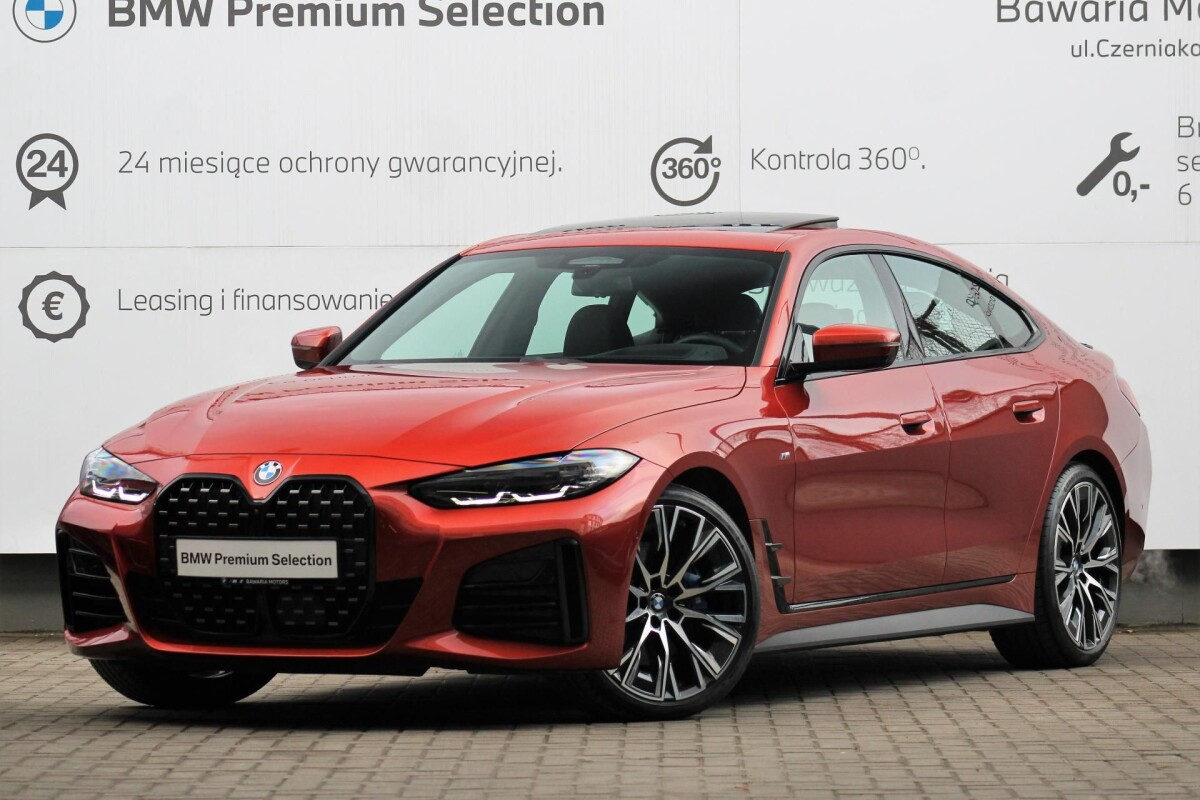 Używany BMW Seria 4 2021  Pomarańczowy