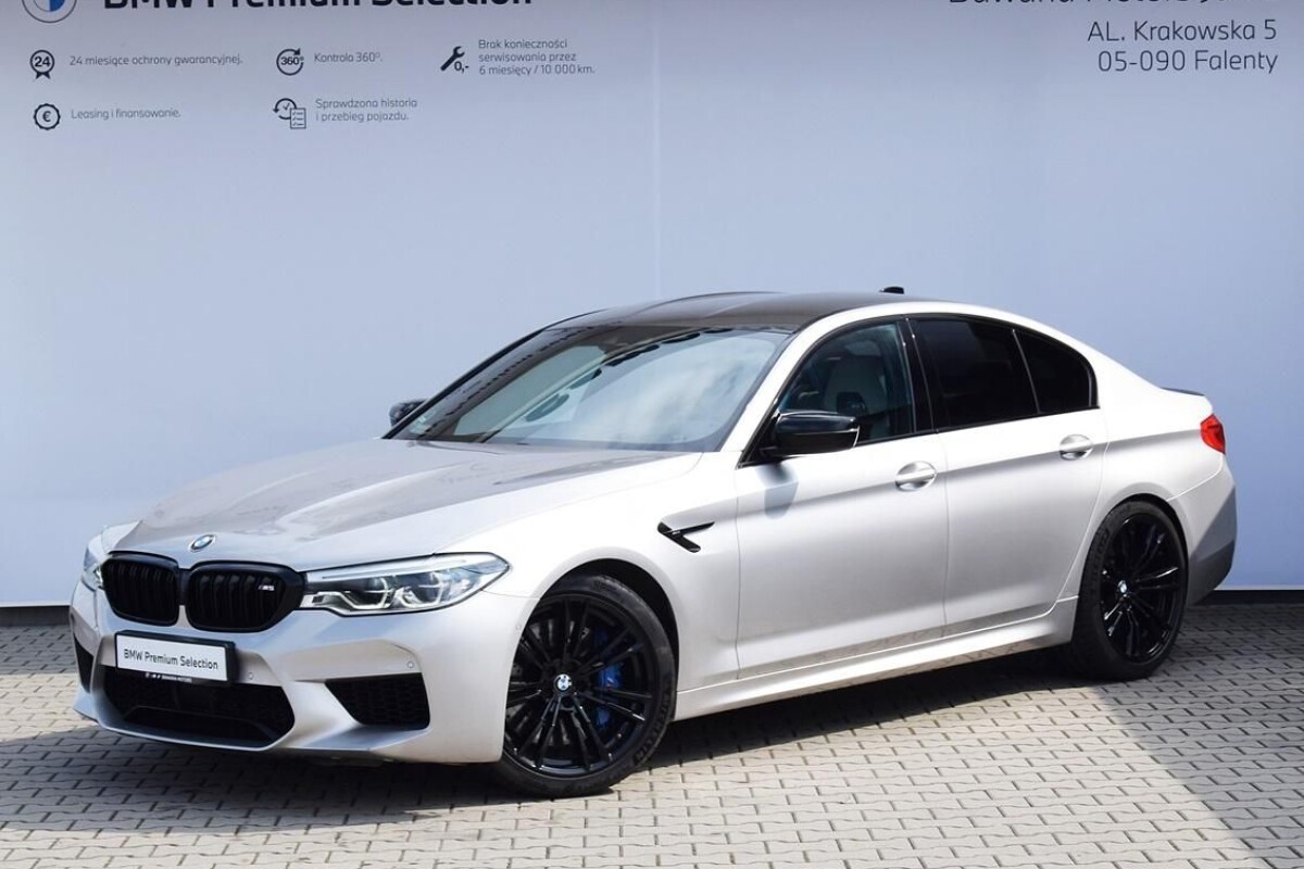 Używany BMW M5 2019  Srebrny