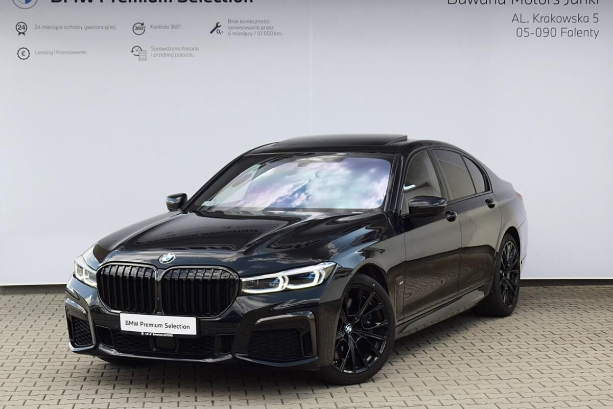 Używany BMW Seria 7 2022 G11 Czarny