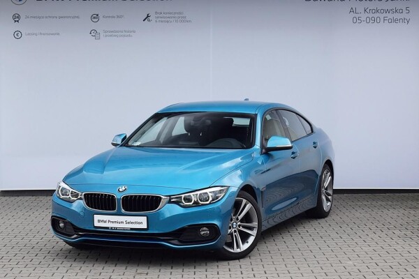 Używane BMW Seria 4 2018  Niebieski