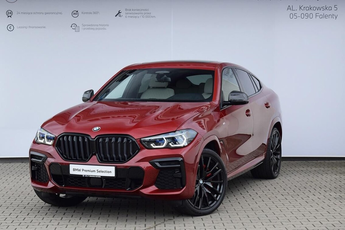 Używany BMW X6 2022 G06 Czerwony