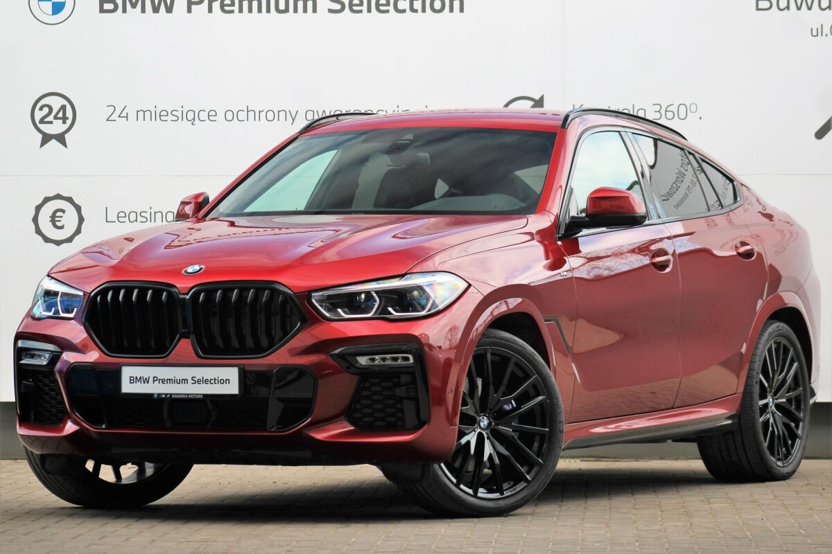 Używany BMW X6 2020 G06 Czerwony