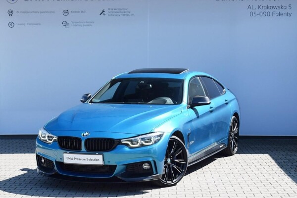 Używany BMW Seria 4 2017  Niebieski