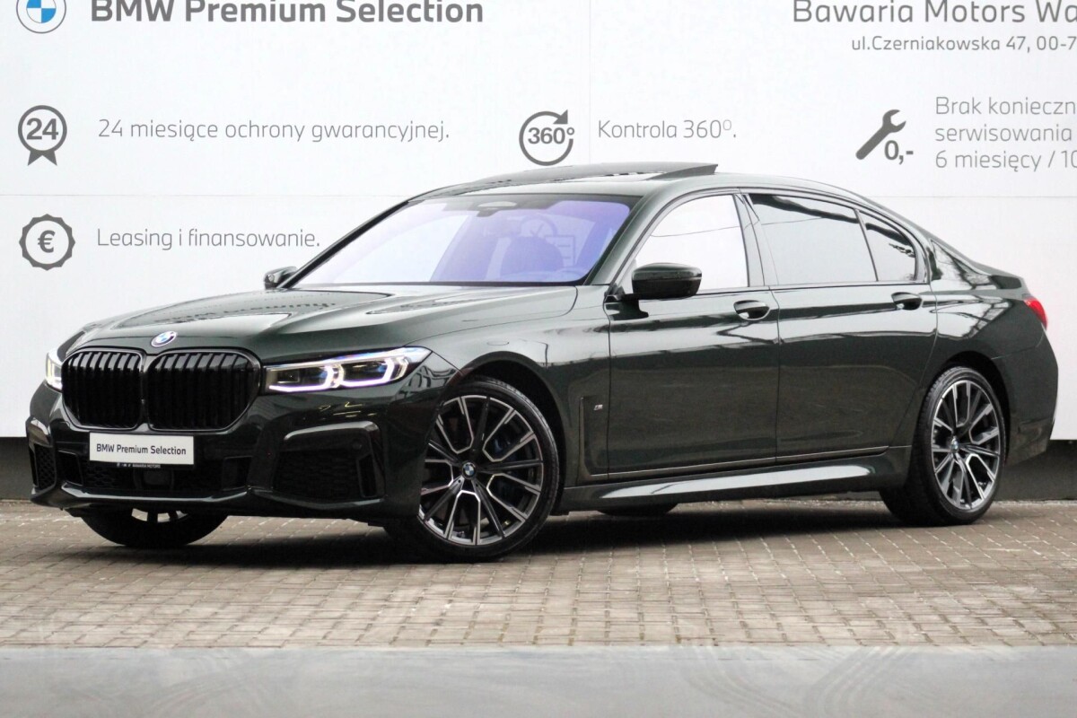 Używany BMW Seria 7 2021 G11 Zielony