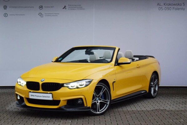Używany BMW Seria 4 2017  Żółty