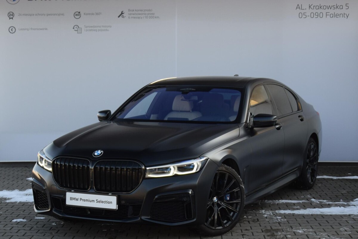 Używany BMW Seria 7 2022 G11 Czarny