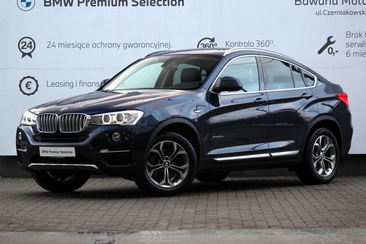Używany BMW X4 2017 F26 Niebieski
