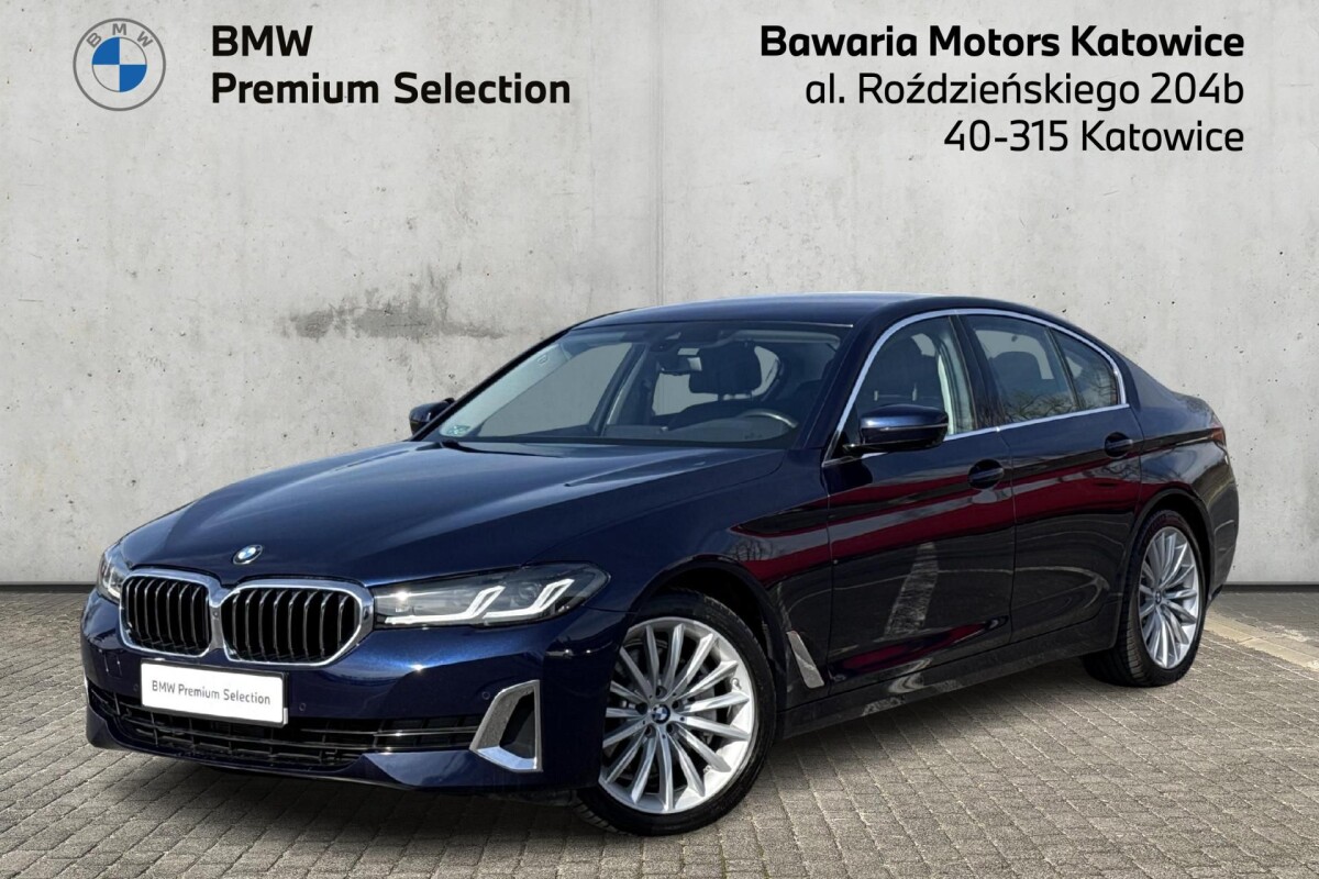 Używany BMW Seria 5 2020 G30 Granatowy