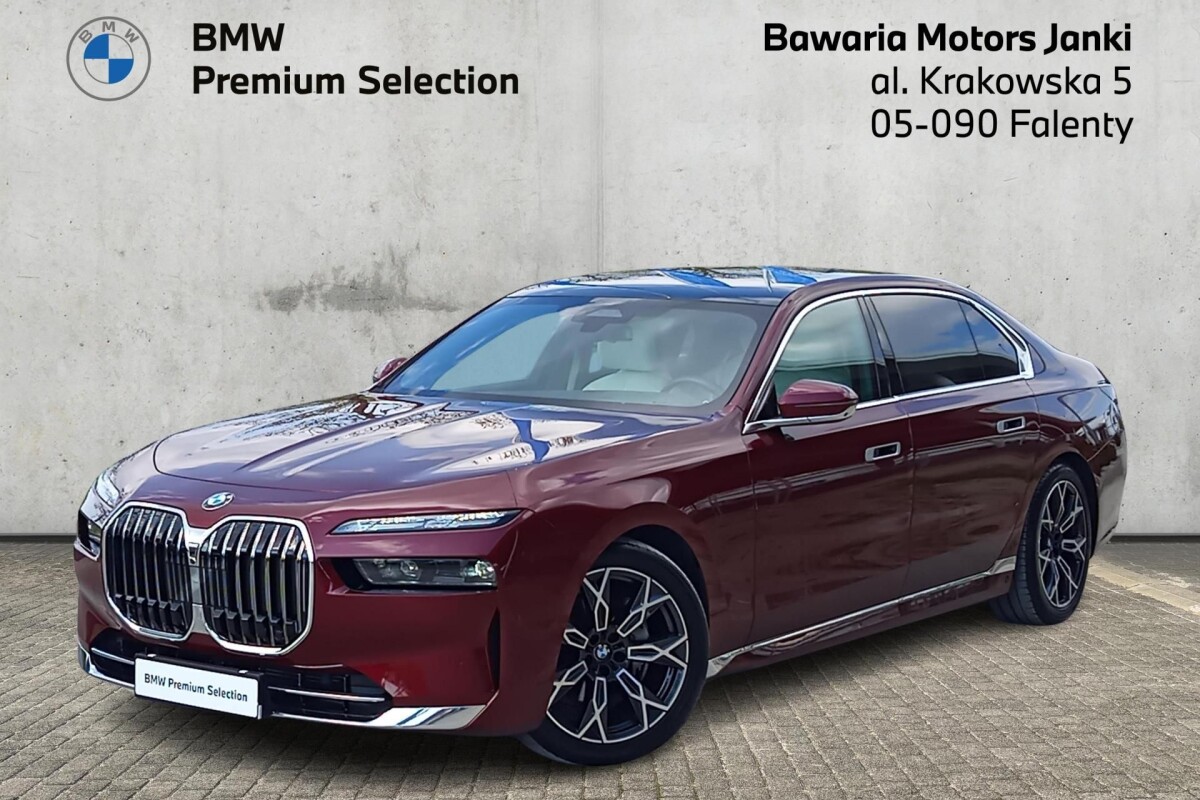 Używany BMW Seria 7 2024 G70 Czerwony