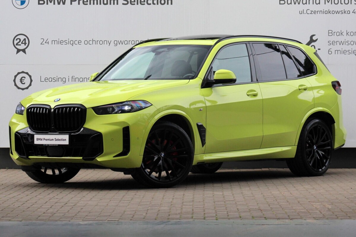 Używany BMW X5 2024 G05 Żółty
