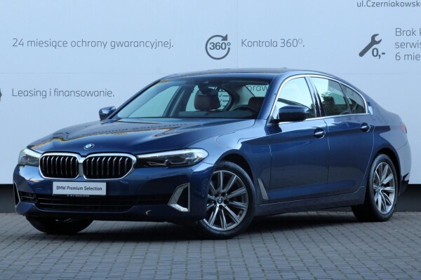 Samochód używany BMW Seria 5 2021 G30 Niebieski
