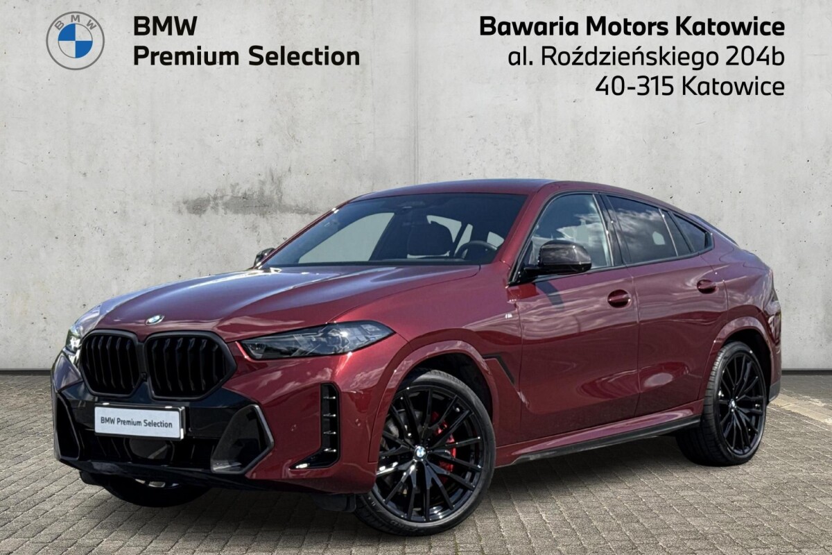 Używany BMW X6 2024 G06 Bordowy