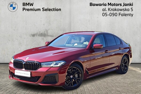Używany BMW Seria 5 2022 G30 Czerwony