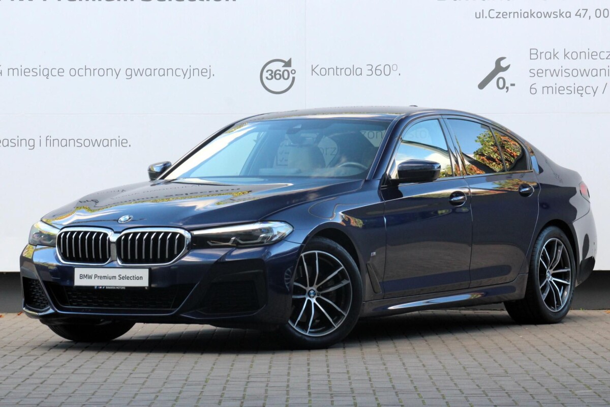 Używany BMW Seria 5 2021 G30 Niebieski