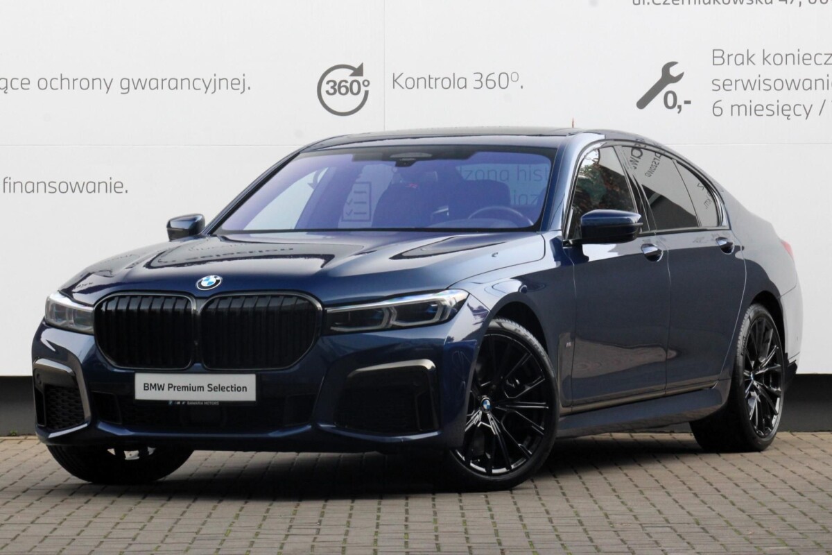 Używany BMW Seria 7 2021 G11 Granatowy