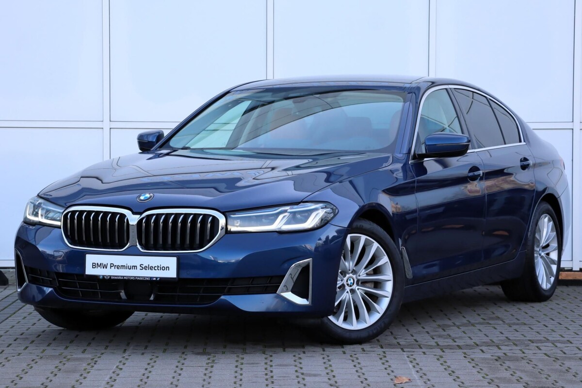 Używany BMW Seria 5 2021 G30 Niebieski