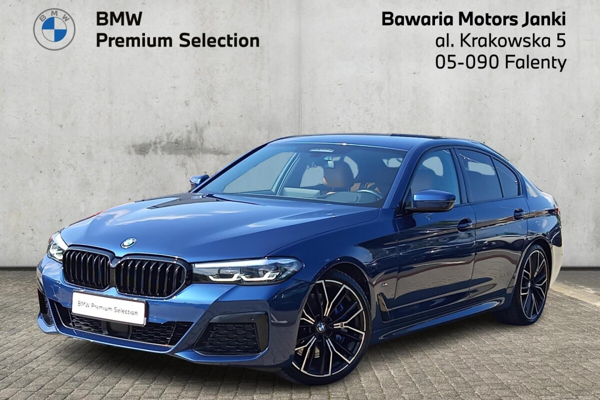 Używany BMW Seria 5 2022 G30 Niebieski