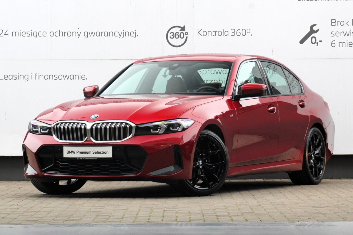 Używany BMW Seria 3 2024 G20 Czerwony
