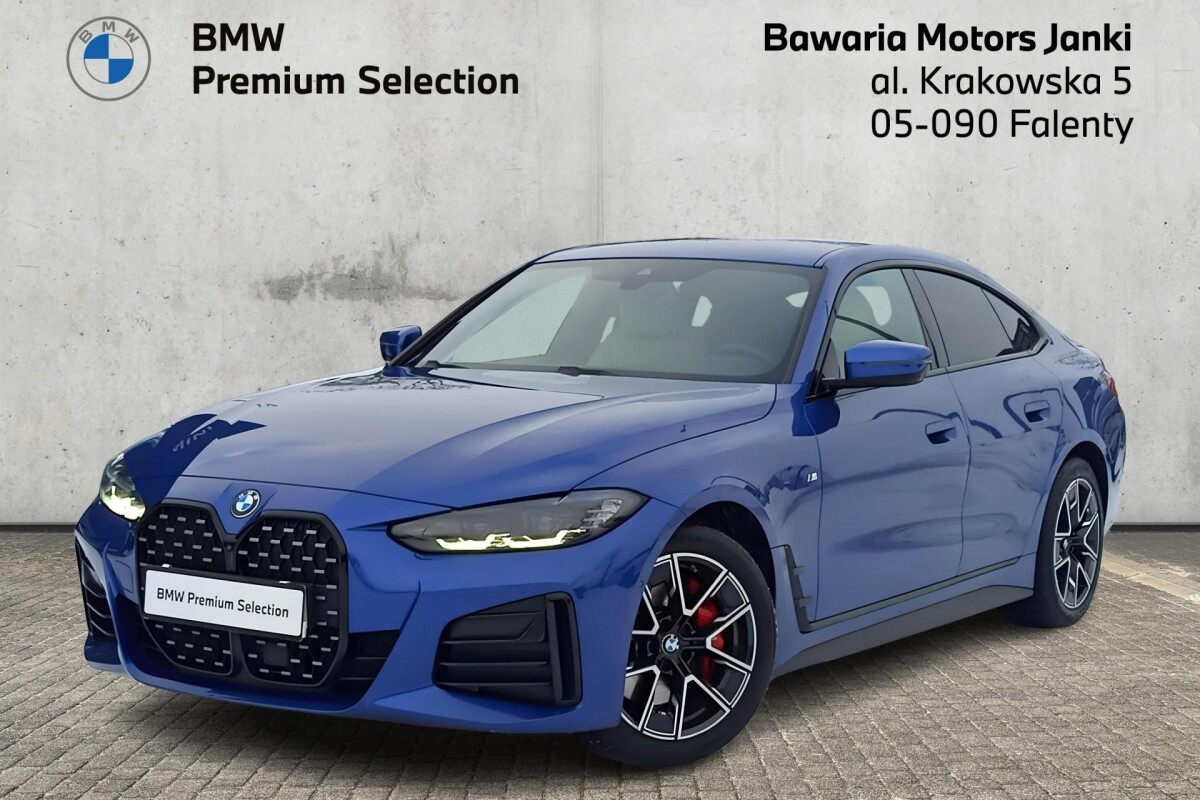 Używany BMW Seria 4 2021 G22 Niebieski