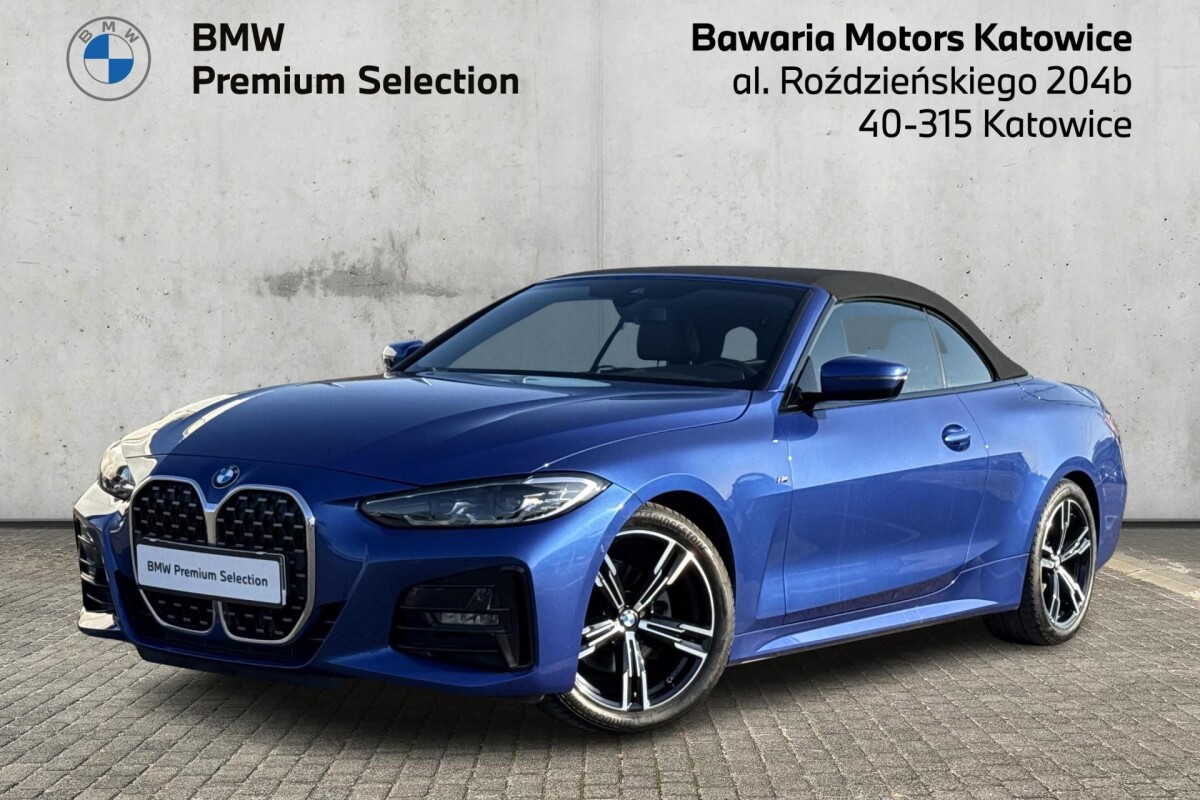 Używany BMW Seria 4 2022 G22 Niebieski