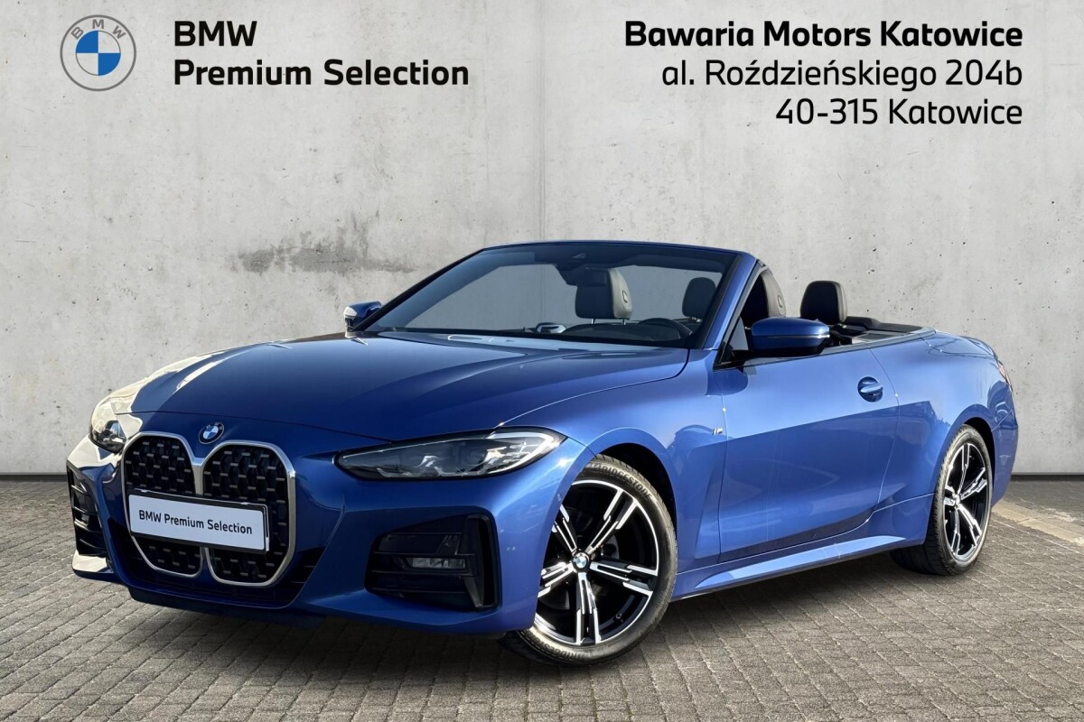Używany BMW Seria 4 2022 G22 Niebieski