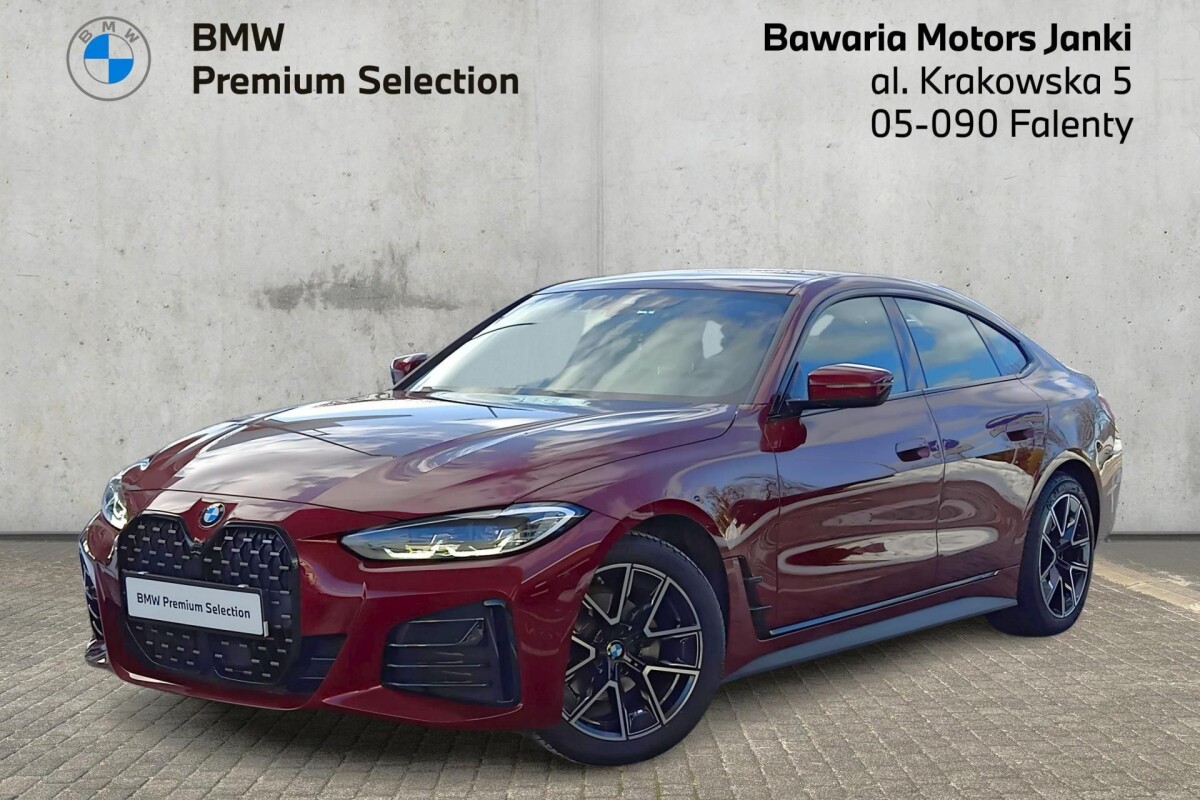 Używany BMW Seria 4 2022 G22 Czerwony