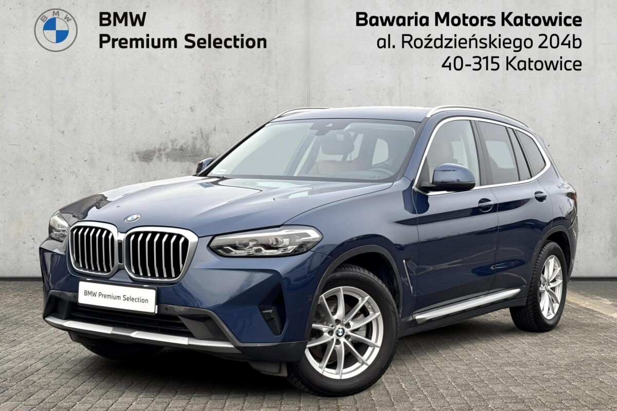 Używany BMW X3 2021 G01 Granatowy