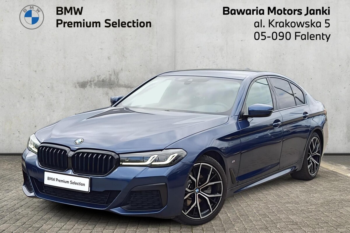 Używany BMW Seria 5 2020 G30 Niebieski