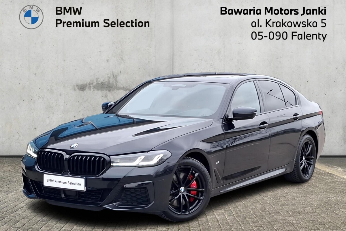 Używany BMW Seria 5 2021 G30 Czarny
