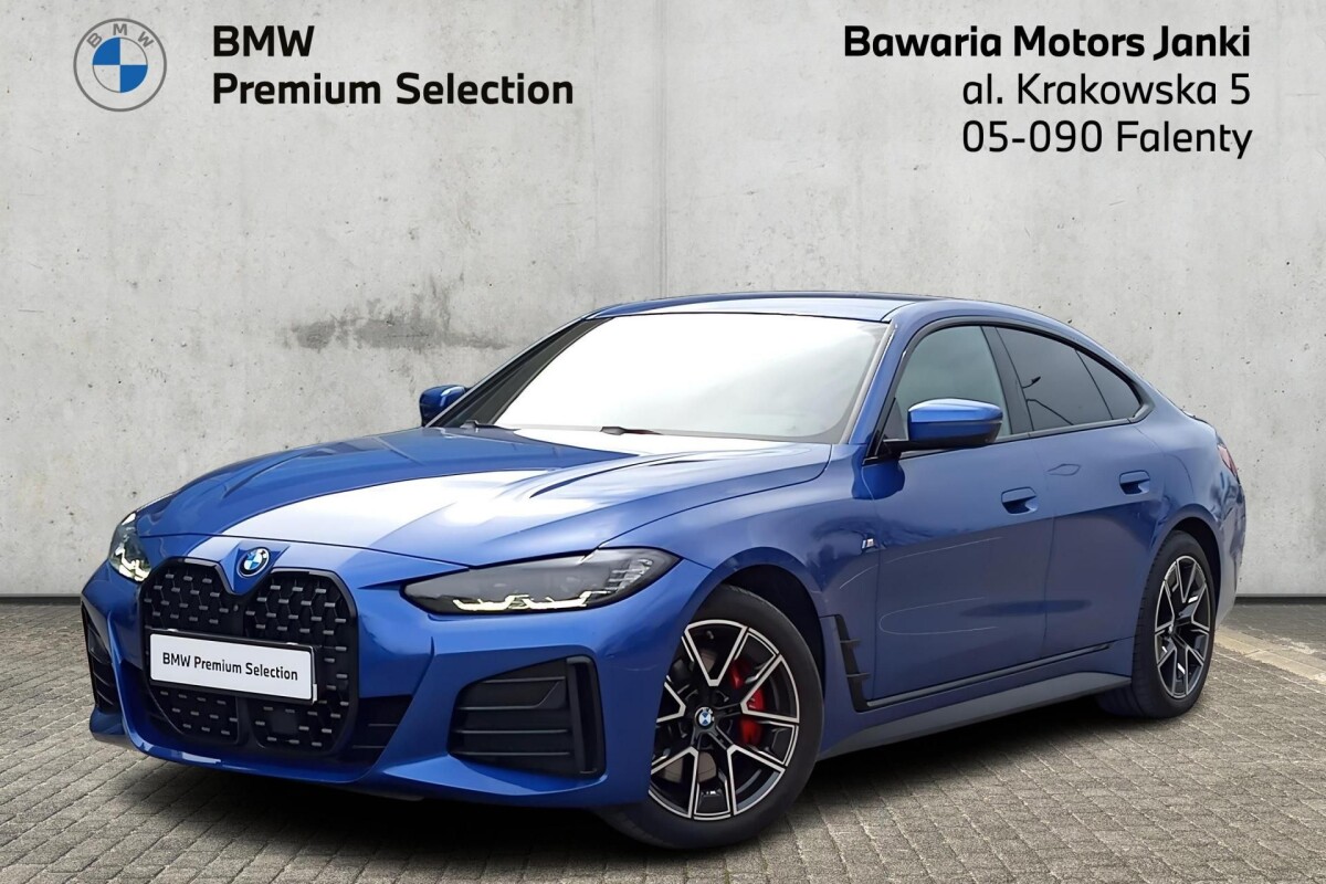 Używany BMW Seria 4 2021 G22 Niebieski