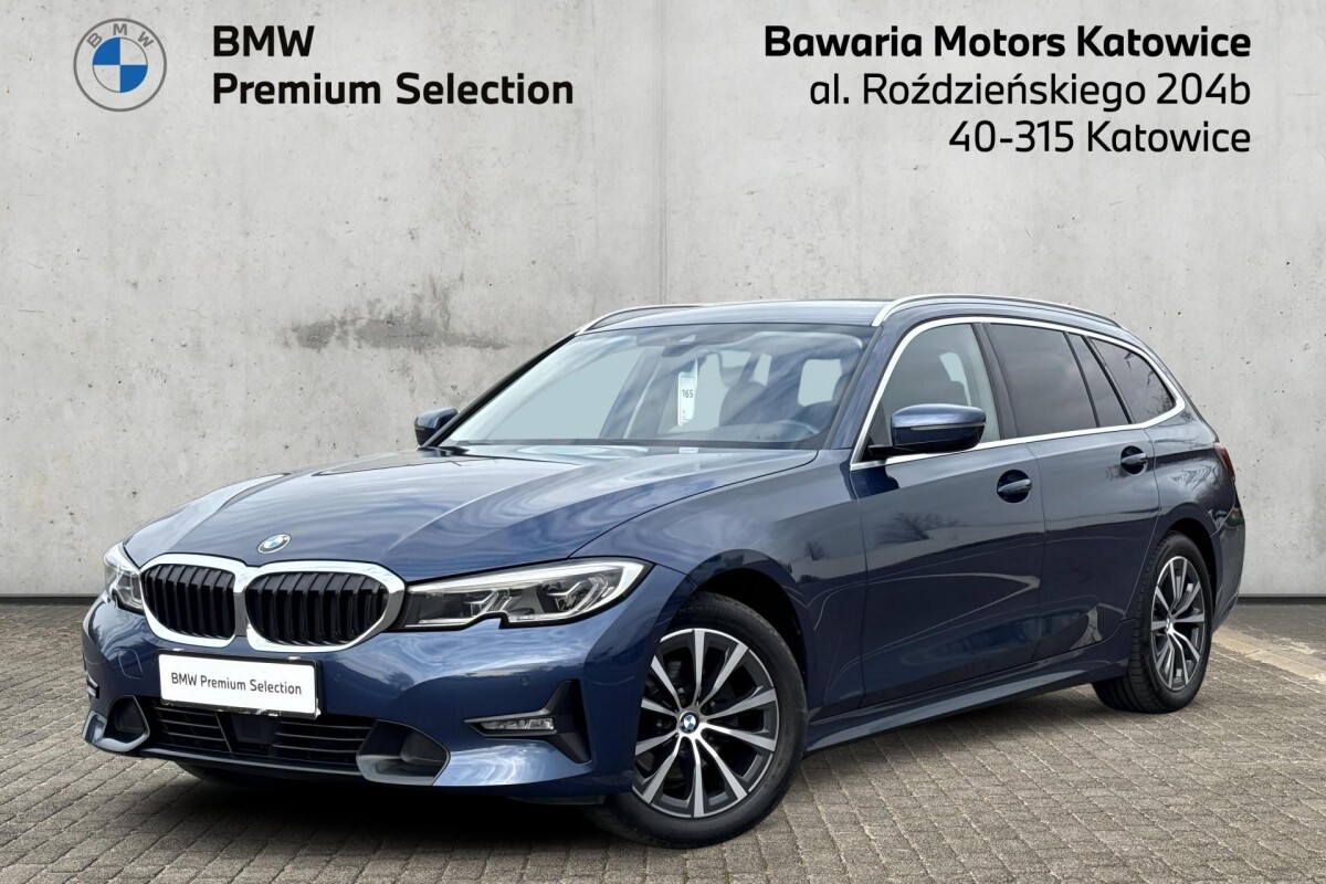 Używany BMW Seria 3 2021 G20 Niebieski